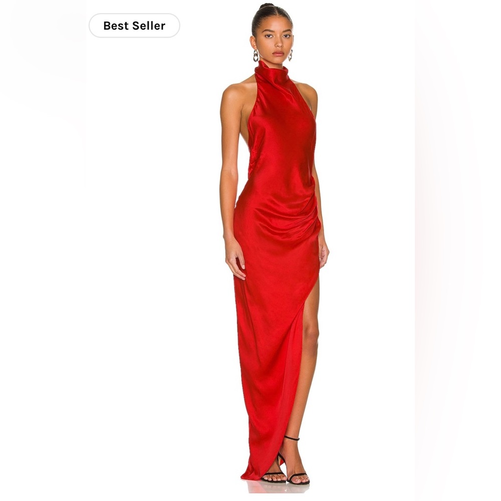 Amanda Uprichard Red Dress - Good condition. Worn 1 time. - Picture 2 of 3
